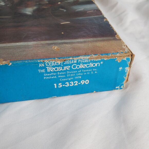 Eaton 1978 Puzzle "Cycling" 500 Missing One Piece 18"x24"  Treasure Collection - Picture 7 of 15